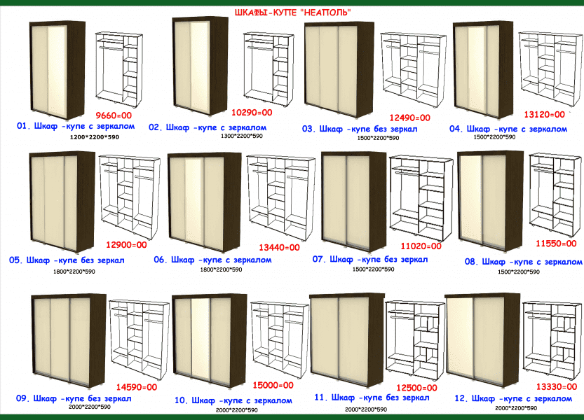 шкаф-купе неаполь в Пскове