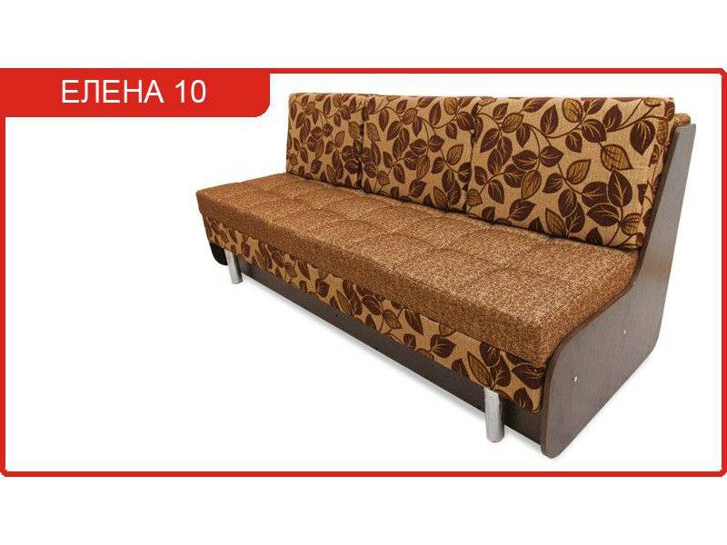 кухонный прямой диван елена 10 в Пскове