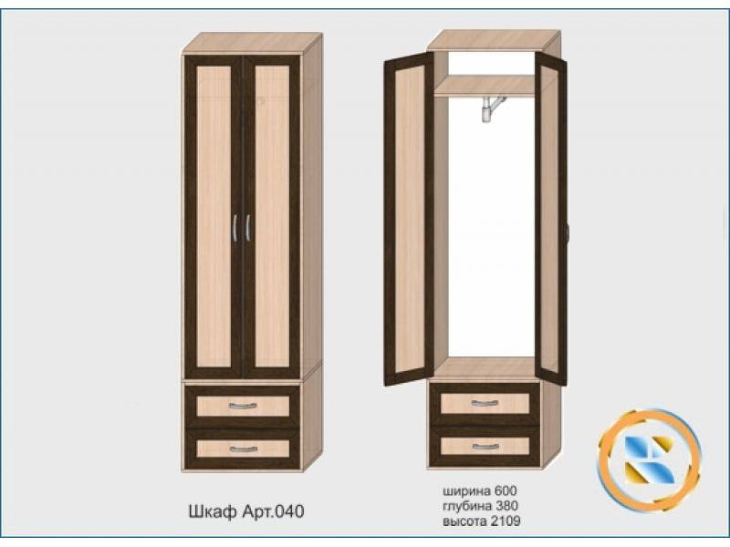 шкаф арт 040 в Пскове