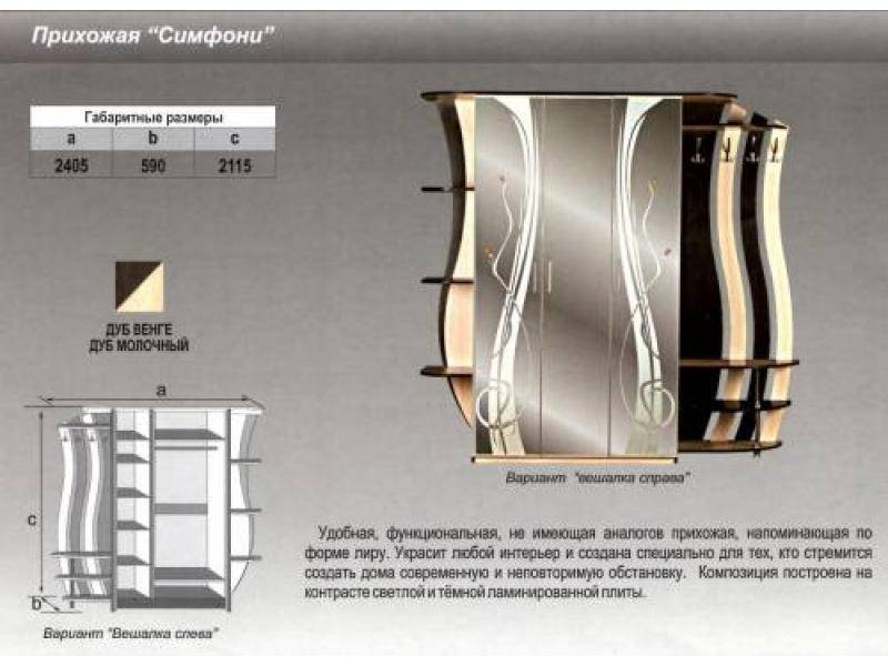 прихожая прямая симфони в Пскове
