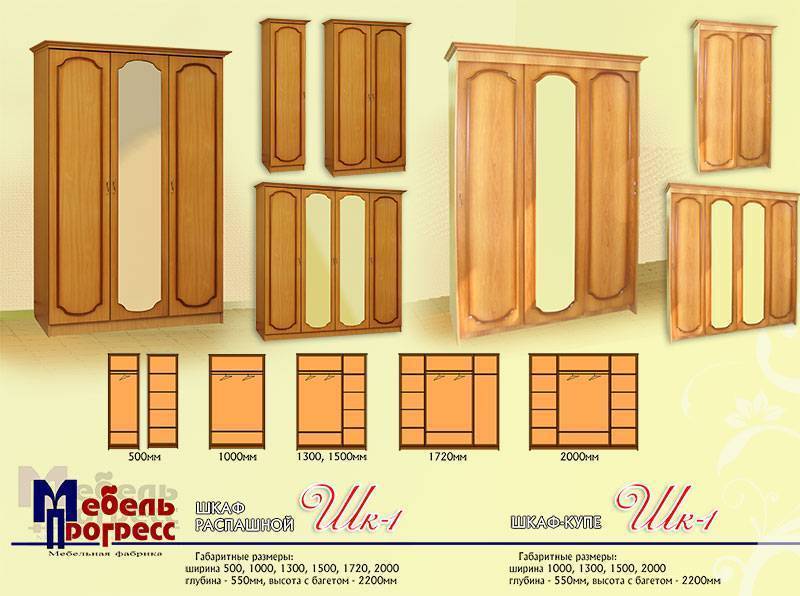 шкаф распашной «шк-1» в Пскове