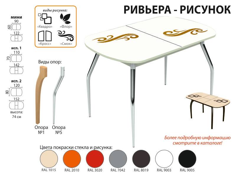 стол обеденный ривьера рисунок в Пскове