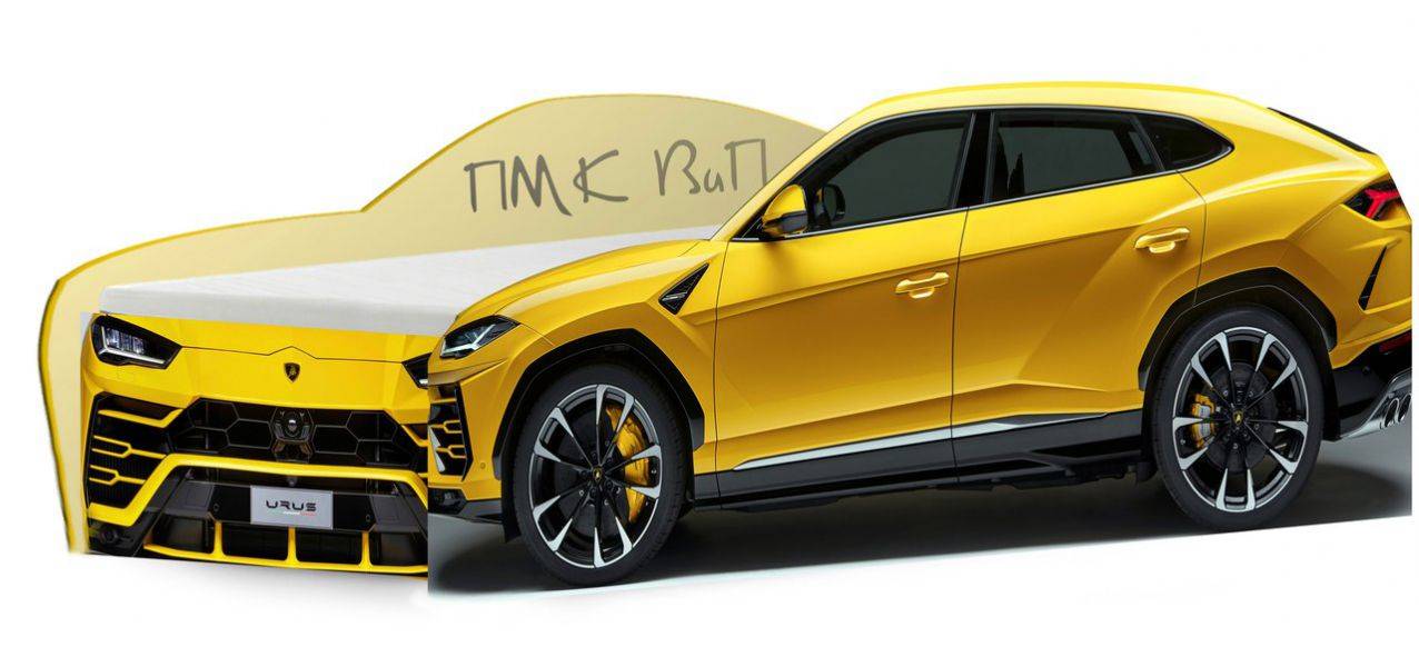 кровать-машинка lamborghini urus в Пскове