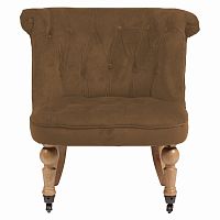 кресло amelie french country chair коричневое в Пскове