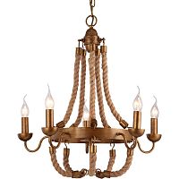 подвесная люстра arte lamp amaca a8957lm-5bz в Пскове