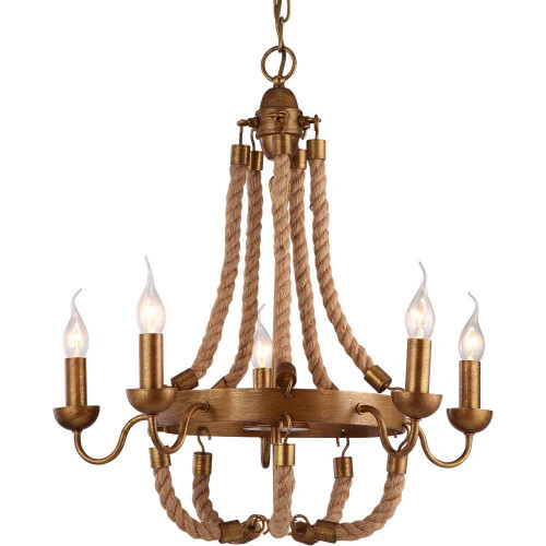 подвесная люстра arte lamp amaca a8957lm-5bz в Пскове