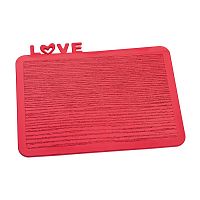 разделочная доска happy board love, красная в Пскове