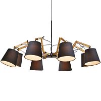 подвесная люстра arte lamp pinoccio a5700lm-8bk в Пскове