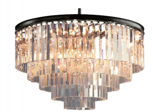 люстра odeon 5 rings черное основание в Пскове