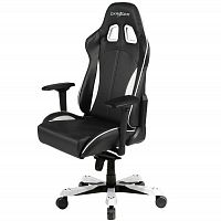 кресло геймерское dxracer king ks57 черно-белое в Пскове