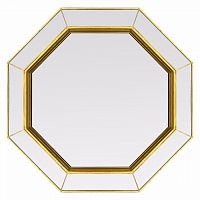 зеркало золотое венецианское восьмиугольное espresso gold в Пскове