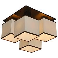 потолочная люстра arte lamp quadro a4402pl-4bk в Пскове