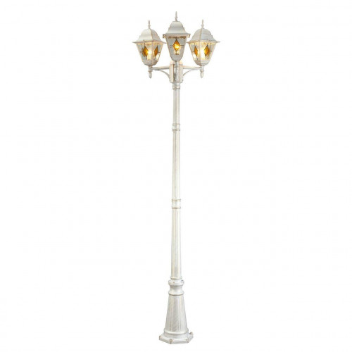 садово-парковый светильник arte lamp berlin a1017pa-3wg в Пскове