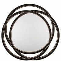 зеркало круглое черное большое диаметр 120 см round s в Пскове