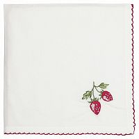 салфетка strawberry red w/embroidery в Пскове