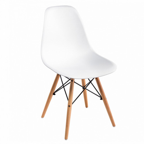 стул деревянный eames pc-015 white в Пскове