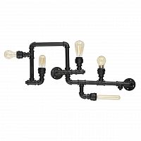 потолочная люстра ideal lux plumber pl5 nero в Пскове