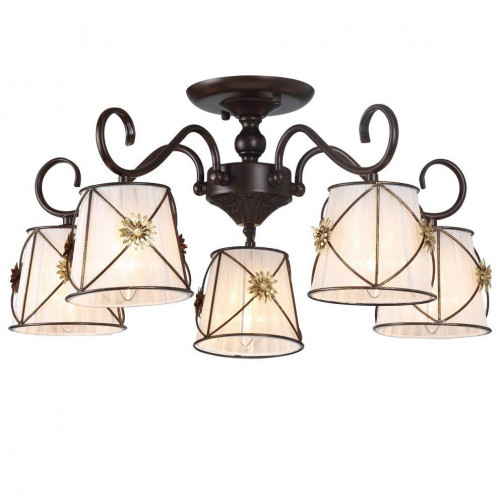 потолочная люстра arte lamp 72 a5495pl-5br в Пскове
