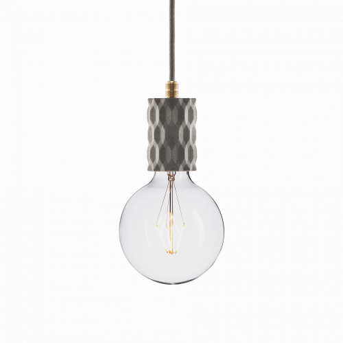 подвесной светильник beton glitter gray brass в Пскове