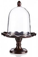 сервировочный поднос с куполом crystal dome dark в Пскове
