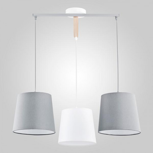 подвесная люстра tk lighting 1279 balance серая в Пскове