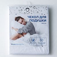 чехол защитный на подушку с мембраной blue sleep hybrid 050*070 в Пскове