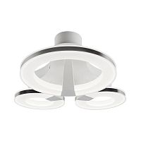 потолочный светодиодный светильник idlamp jenevra 397/3pf-ledwhitechrome в Пскове