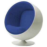 детское кресло eero ball chair бело-синее в Пскове