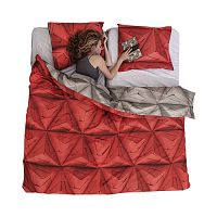постельное белье оригами красный (200*220) в Пскове