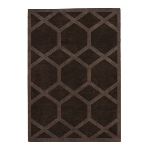 ковер ashton cocoa coffe 120x170 коричневый в Пскове