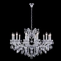 подвесная люстра crystal lux hollywood sp12 chrome в Пскове