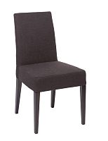 стул aylso dining chair кожа тёмно-коричневая в Пскове