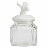 декоративная банка с крышкой deer маленькая в Пскове