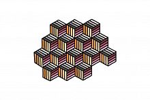 ковер parquet hexagon orange 305x188 от gan в Пскове