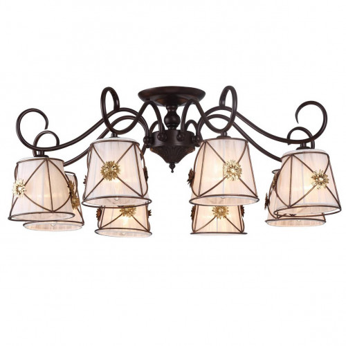 потолочная люстра arte lamp 72 a5495pl-8br в Пскове