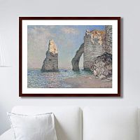 картина: the rock needle and the porte d'aval, 1885г. в Пскове
