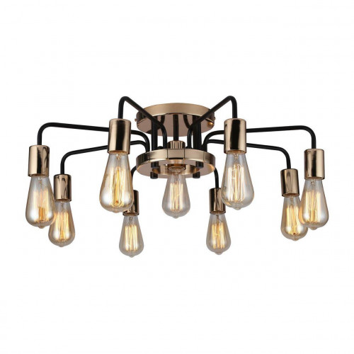 потолочная люстра arte lamp a6001pl-9bk в Пскове