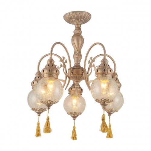 потолочная люстра arte lamp a2146pl-5ga золото в Пскове