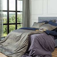 комплект постельного белья decoflux сатин 1.5 спальный twist dark в Пскове
