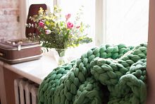 плед нежность зелёный малый в Пскове