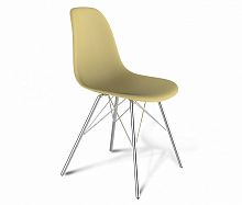 стул dsr бежевый s37 (eames style) в Пскове