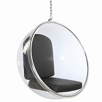 кресло bubble chair черное в Пскове