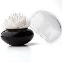 контейнер для хранения ватных палочек lotus черный-белый в Пскове