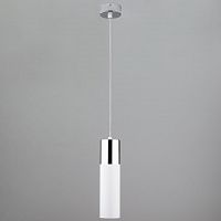 подвесной светильник eurosvet double topper 50135/1 led хром/белый в Пскове