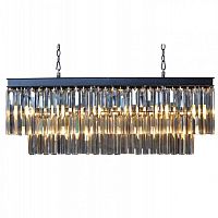 люстра odeon l80 black&glass черная, прозрачное в Пскове