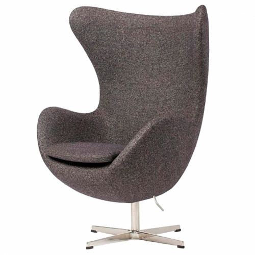 кресло egg chair серое в Пскове
