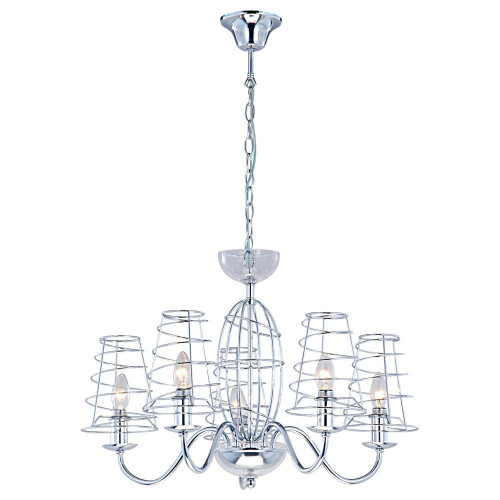 подвесная люстра arte lamp cage a4320lm-5cc в Пскове