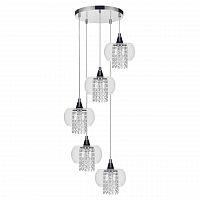 дизайнерская подвесная люстра spot light cordia 1192528 хром в Пскове