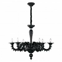 подвесная люстра ideal lux ca rezzonico sp6 nero в Пскове