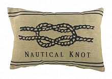 подушка с морским узлом nautical knot natural в Пскове